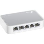 TP-Link 5 Port 10/100 Mbps Fast Ethernet Switch, Desktop Ethernet Splitter, Ethernet Hub, Plug-and-Play, Fanless Quiet, Desktop Design, Green Technology, Unmanaged (TL-SF1005D)