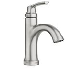 Moen (MOENH) 84980SRN Wellton One-Handle Centerset Bathroom Sink Faucet, Spot Resist Brushed Nickel