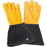 WAGNER design yourself Gold Leaf Tough Touch Gloves - Gents, 2 Count (Pack of 1), 25305000