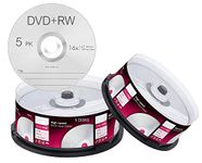 Premium Version of DVD+RW 4X, 4.7GB Rewritable Disk (Pack of 5 DIsks)