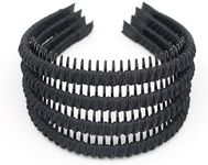 JOBAND Black fashion headbands for women hair accessories short hair head bands non slip thin hair bands(4 color)