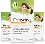 Priorin Hair Growth Vitamins With Biotin - Hair Vitamins To Stimulate Hair Growth For Men And Women, Decrease Of Hair Loss After Washing, Contains Biotin For Hair Growth, 3x60 Count, 3 Month Supply