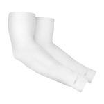 Viper Golf UPF 50+ SubZero ICE-X Compression Cooling Arm Sleeves For Men & Women - Suitable for Golfing, Running, Basketball, Football, Biking (Pair) (White)