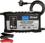 Car Battery Charger 12V 6V 6 Amp automatic trickle Smart Lead Acid Battery Maintainer for Car Motorcycle Boat Atv