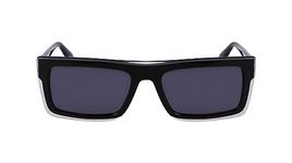 Calvin Klein Jeans CKJ23657S Sunglasses, 001 Black Crystal, One Size