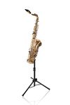 Gator Frameworks Tall Tripod Style Stand for Alto or Tenor Saxophones; (GFW-BNO-SAXTALL)