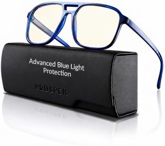 Prospek VIENTO Blue Light Blocking Glasses - Reduce Eye Strain & Headaches - Computer & Gaming Eyewear for Men & Women - Clear Lens - Anti Glare - Professional Style