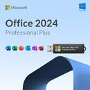 Microsoft Office 2024 - Pro Plus Windows 10 & 11 USB Drive - Lifetime 1 PC User