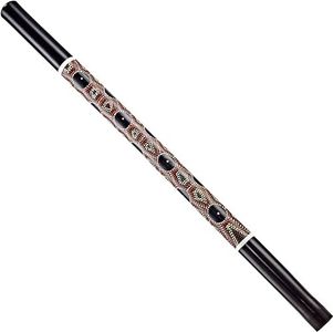 Didgeridoo for Meditation, Sound Healing Therapy and Circular Breathing — NOT MADE IN CHINA — Native Australian Drone Note with Bamboo Shell, 2-YEAR WARRANTY