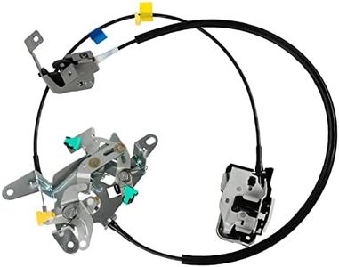 Nakuuly Right Passenger Side Rear Door Lock Latch & Cable for Ford F250 F350 F450 F550 Super Duty 1999-2007, Upper and Lower Latches Assembly Replace 6C3Z-28264A00-A 6C3Z28264A00A