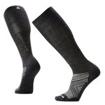 Smartwool Mens Ski Zero Cushion Extra Stretch Over the Calf, Charcoal, X-Large