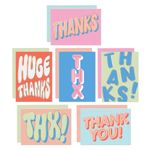 S&O Thank You Cards with Envelopes - Blank Thank You Cards for Handwritten Messages - Thank You Notes with Envelopes Set of 24 - Assorted Thank You Cards for Teachers with Color Envelopes