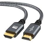 Twozoh HDMI 2.0 Cable 2M, High Speed Braided HDMI to HDMI Lead support 4K/60HZ 18Gbps 2.0a/2.0b/1.4a/2160p/1080p for PS5,PS4,PC,Projector,Monitor,TV, Xbox