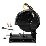 JCB PROFESSIONAL 14" Chop Off Saw 2200W, 3900 RPM with Disc, Spanner, Carbon Brush Included | Adjustable Speed, Keyless Locking Chuck | Electrical Cutting Machine 14 inch | 6 Months Warranty