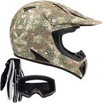 Typhoon Adult ATV MX Helmet Goggles