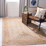 THE HOME TALK Natural Handcrafted Reversible Jute Rug-150X240CM|Traditional Carpet For Living Room,Kitchen,Entryway,Bedroom,Dining Room|Rustic Bohemian Decor|Durable,Anti-Skid Carpets for Centre Table