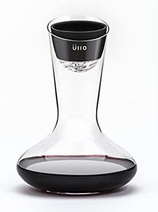 Ullo Wine Purifier with Hand Blown Decanter and 6 Selective Sulfite Filters, Restore the Natural Purity of Wine