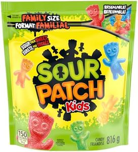 Sour Patch Kids Original Candy, Family Size, Bulk Candy, Sour Candy, Gummy Candy, 816 g