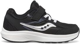 Saucony Kids Boys Cohesion Kdz A/C Running Shoe, Black/White, 5 M US
