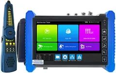 Rsrteng CCTV Tester,IPC-7600COVTADHS Plus 8K 32MP IP Camera Tester with Cable Tracer 4K 8MP AHD CVI TVI SDI CVBS Test Full Features 7” Touch Screen Monitor Support OPM VFL TDR HD VGA WiFi Audio POE