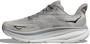 HOKA ONE ONE Men's M Clifton 9 Wide Sneaker, Harbor Mist/Black, 11 UK