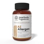 Ayurveda Yogashram Remedies Az-Allergan|Anti Allergy Medicine|Herbal Supplements For Skin Problem And Psoriasis|Approved By Ministry Of Ayush,Govt. Of India-90 Capsules