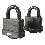 Smiths F-20282 Pack of 2 - Heavy Duty Waterproof Padlock - Ideal for Home, Garden Shed, Outdoor, Garage, Gate Security