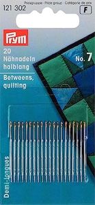 Prym Quilting Needles, Silver, One Size