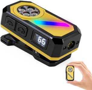 LETOUR Rechargeable EDC Flashlight, 300 Lumens Dual Light Sources, Clip-on Torch with Magnetic Attachment, USB-C Charging for Working, Cycling, Reading, Safety Warning