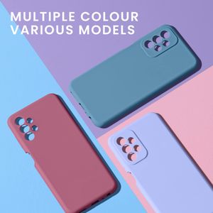 kwmobile Samsung Galaxy A13 4G Case – Slim Soft Touch TPU Cover, Arctic Night