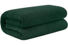 Dan River 100% Cotton Luxury Oversized Bath Towel 40”x80” Clearance Pack of 1 – 600 GSM Highly Absorbent & Quick Dry Extra-Large Bath Sheet for bathroom, Hotel, Spa, Beach, Pool, Gym in Huntergreen