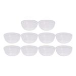FOMIYES 30pcs Face Mixing Bowl Homemade Facial Bowl DIY Face Applicator Cosmetics Supplies Spa Beauty Tool for DIY Massage Body Transparent S