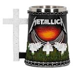 Nemesis Now Metallica-Master of Puppets Tankard, Resin, Black