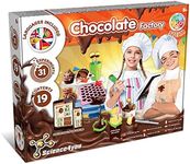 Science4you - Chocolate Factory for Children +8 Years - Educational Toy, 31 Scientific Experiments: Make Cookies and Chocolates Use Molds - Chocolate Making Kit, Kitchen Game for Kids 8+ Years