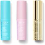 TULA Skincare Frosted with Freshness Eye Balm Trio - Includes Full Sized Glow + Get It, Rose Glow + Get It, and Gold Glow + Get It, Cools & Hydrates, 3-piece set