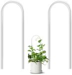 JETTIFY 2 Pack U-Shaped Clear Acrylic Trellis for Indoor Plants, Small Plant Trellis for Potted Plants Climbing Plants, Plant Support Hoya Trellis for Vine Ivy Hoya Indoor Outdoor