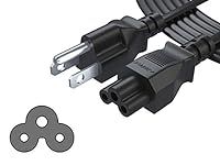 New Extra Long 12Ft 3 Prong AC Laptop Power Cord Cable for Dell IBM HP Compaq Asus Sony Toshiba Lenovo Acer Gateway MSI Notebook Computer Charger Pwr: IEC-60320 IEC320 C5 to NEMA 5-15P