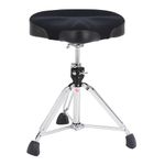 GIBRALTAR Drum Stool, Drum Stool 9000 Series Saddle Neoprene, 9608NM (Diameter: 42cm, Neoprene Seat, Memory Lock, Double Strut Base, 'Super Foot' Rubber Feet)