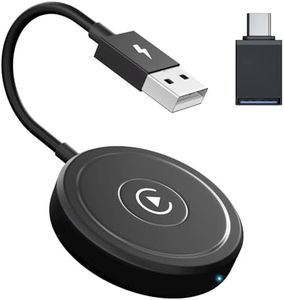 Wireless Carplay Adapter,Wireless Apple Carplay Converts Wired Carplay to Wireless Carplay,2024 Upgraded Apple Carplay Wireless Adapter Plug & Play,for Carplay Cars After 2017