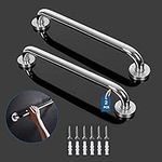 2 Pack 16 Inch Bath Shower Grab Bar, 304 Stainless Steel Bathroom Grab Bar for Bathtub,Toilet, Bathroom,Stairway Handrail,Anti-Slip Grip Prevention for Elderly, Handicapped, Disabled,Pregant