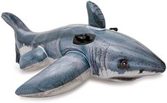 Intex Great White Shark Ride-On, 68" X 42", for Ages 3+