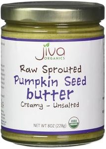 Jiva Organics RAW SPROUTED Organic Pumpkin Seed Butter 8-Ounce Jar