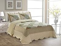 Fancy Linen Over Sized Quilted Cove