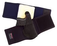 Galco International Ankle Lite/Ankle Holster for KAHR MK40, MK9, PM40, PM9 (Black, Right-Hand)