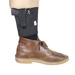 Gexgune Ankle Holster for Concealed Carry Fits Ruger LC9 LCP G1ock 42 43 36 26 S&W Bodyguard .380 .38 Similar Size Handguns