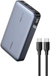 UGREEN 100W Power Bank Fast Charge, 3Ports USB C 20000mAh Portable Charger Fast Charging, 65W Fast Recharge Laptop Battery Bank, Compatible for MacBook Pro Air, Dell, iPad Pro, iPhone 16Pro Max Series