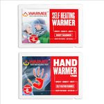 WARMEE Body & Hand Warmers Heat Pouch (Pack of 20 Body + 12 Hand)