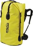 SealLine Black Canyon Waterproof Dry Pack with Waist Belt Support, Yellow, 115-Liter