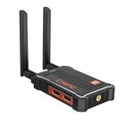 Only RX Wireless HDMI Transmitter and Receiver 4K, Wireless HDMI Extender kit,Streaming Media Video/Audio/File with LoopOut from PC/Laptop/Set-top Box/DSLR to Monitor/Projector/TV (Only RX)