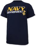 United States Navy Grandparent T-Shirt, large, navy